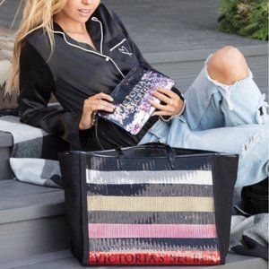 Victoria’s Secret Sequin Tote Bag NWT